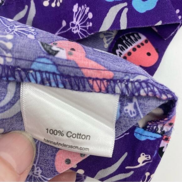 Hanna Anderson flower shirt size 120c - Picture 4 of 6